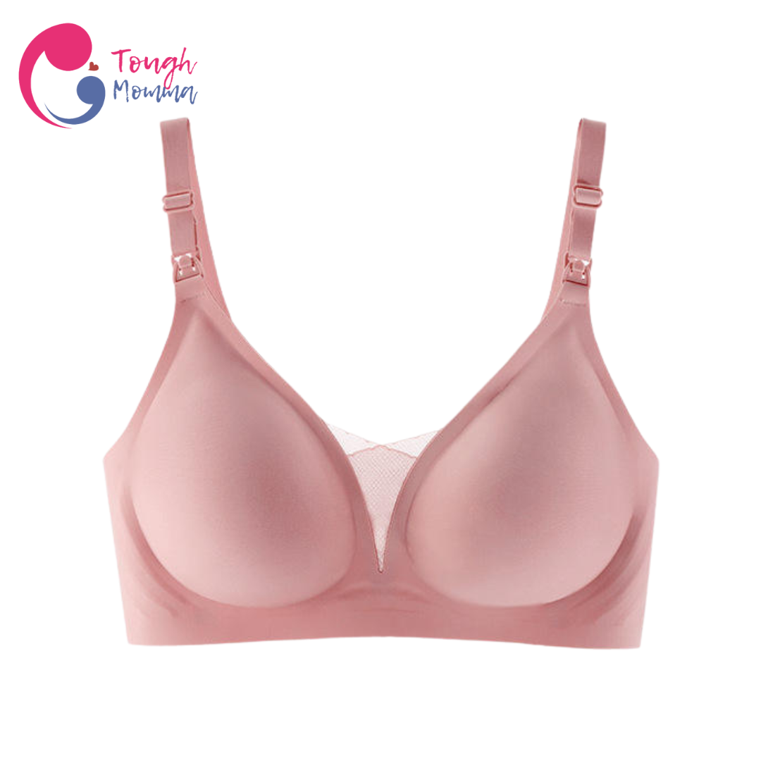 ToughMomma Fiorella Ultra Comfort Seamless  Wireless Maternity Nursing Bra
