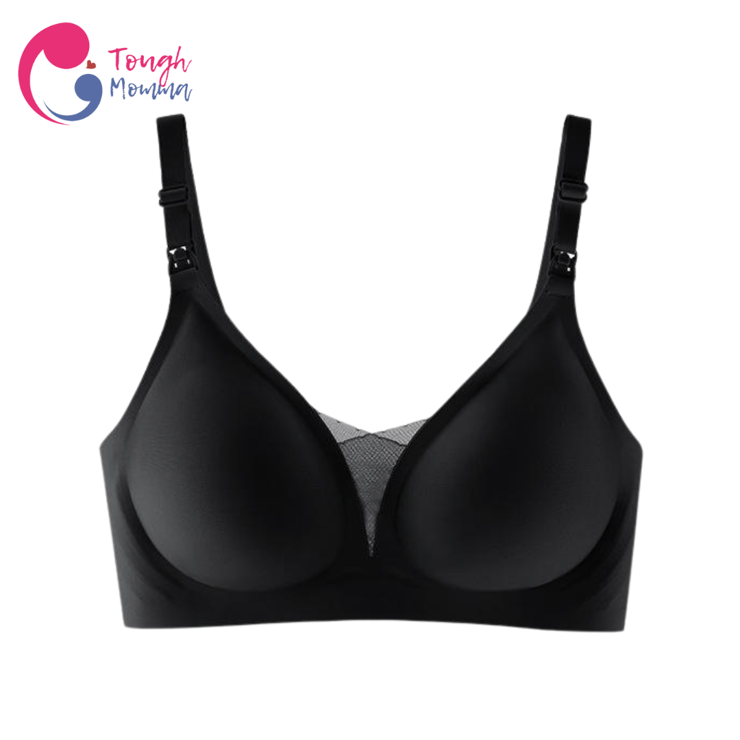 ToughMomma Fiorella Ultra Comfort Seamless  Wireless Maternity Nursing Bra