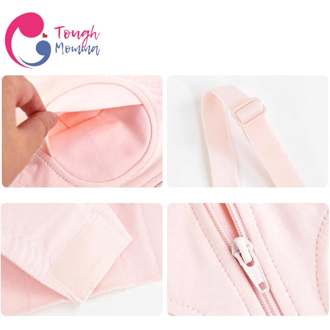 ToughMomma Minerva Ultra Comfort Wireless Handsfree Pumping Maternity Nursing Bra
