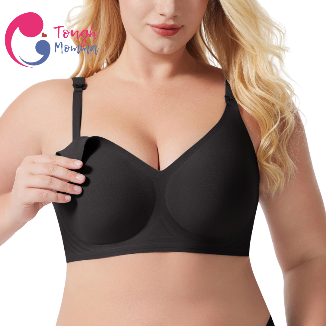 ToughMomma Kiara PLUS SIZE Ultra Comfort Antibacterial Seamless Wireless Maternity Nursing Bra