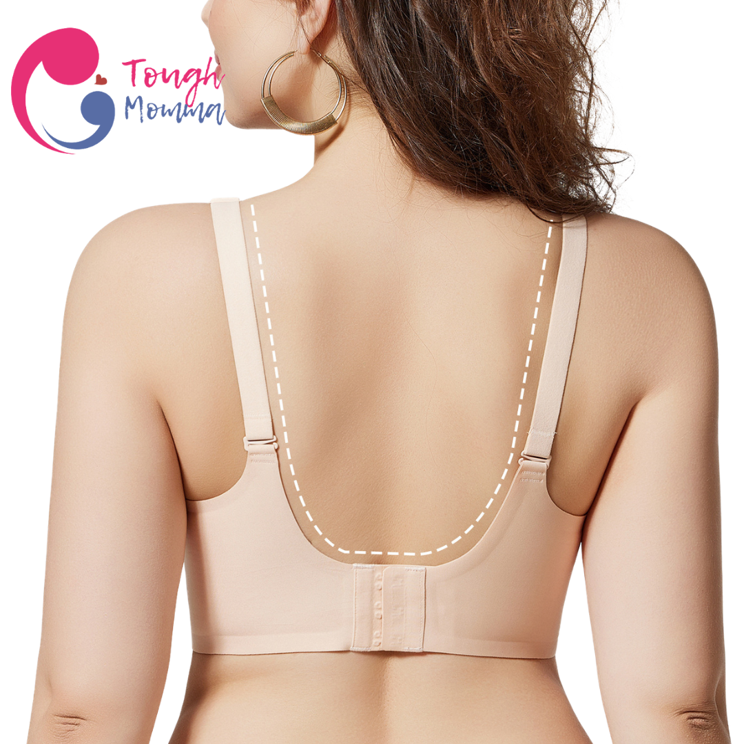 ToughMomma Kiara PLUS SIZE Ultra Comfort Antibacterial Seamless Wireless Maternity Nursing Bra