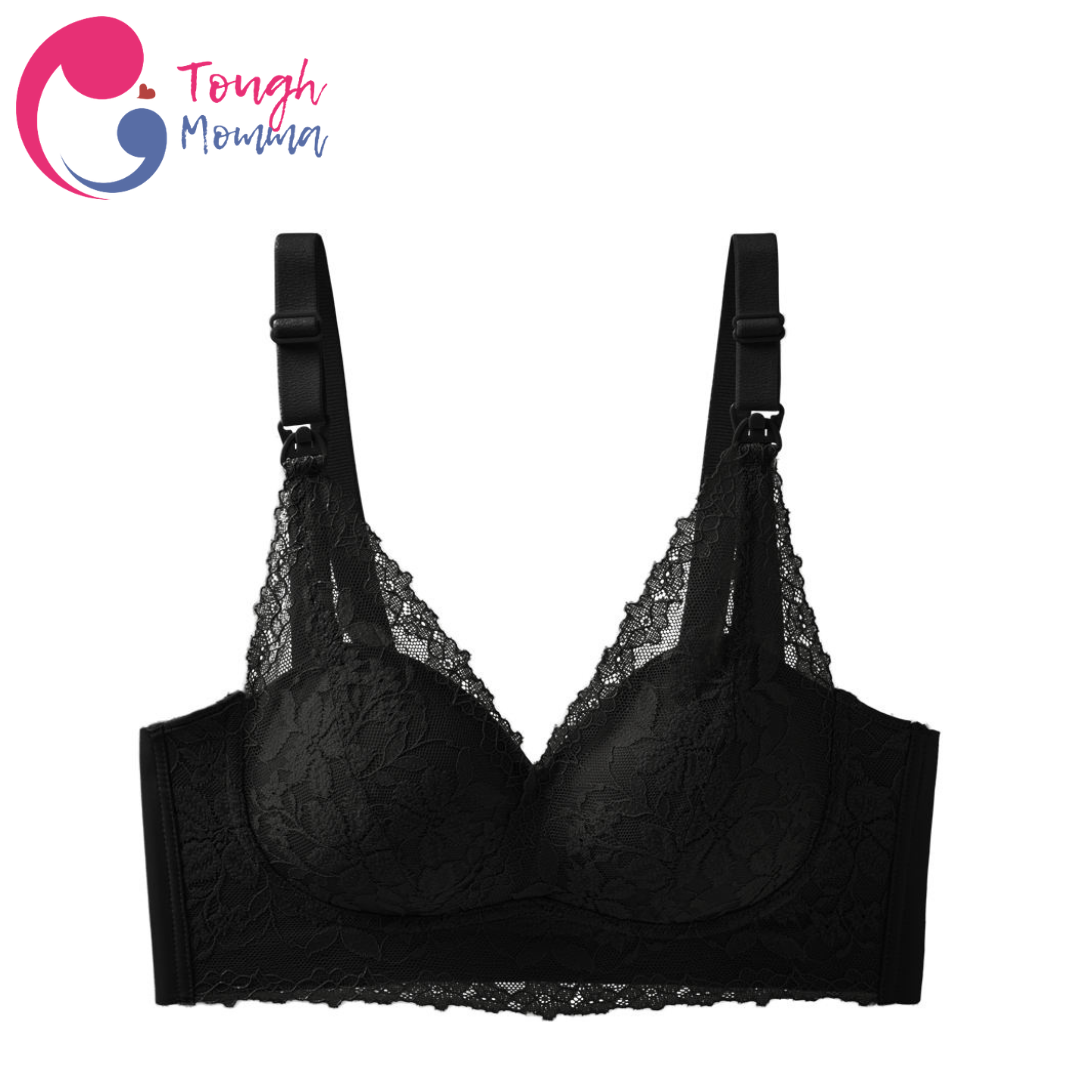 ToughMomma Freya Sexy Lace Wireless Push Up Maternity Nursing Bra