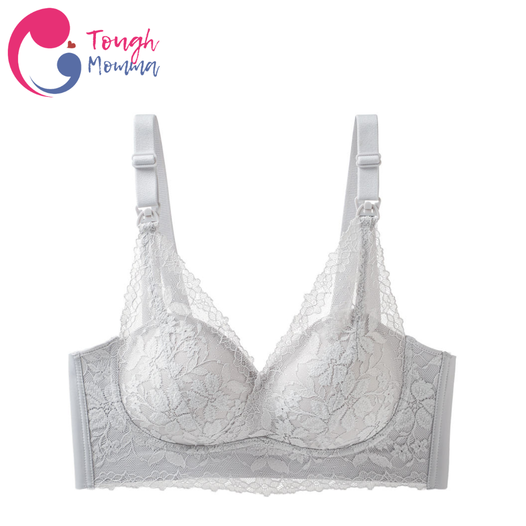 ToughMomma Freya Sexy Lace Wireless Push Up Maternity Nursing Bra