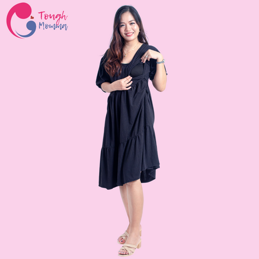 ToughMomma Jesika Maternity Nursing Dress S - 2XL