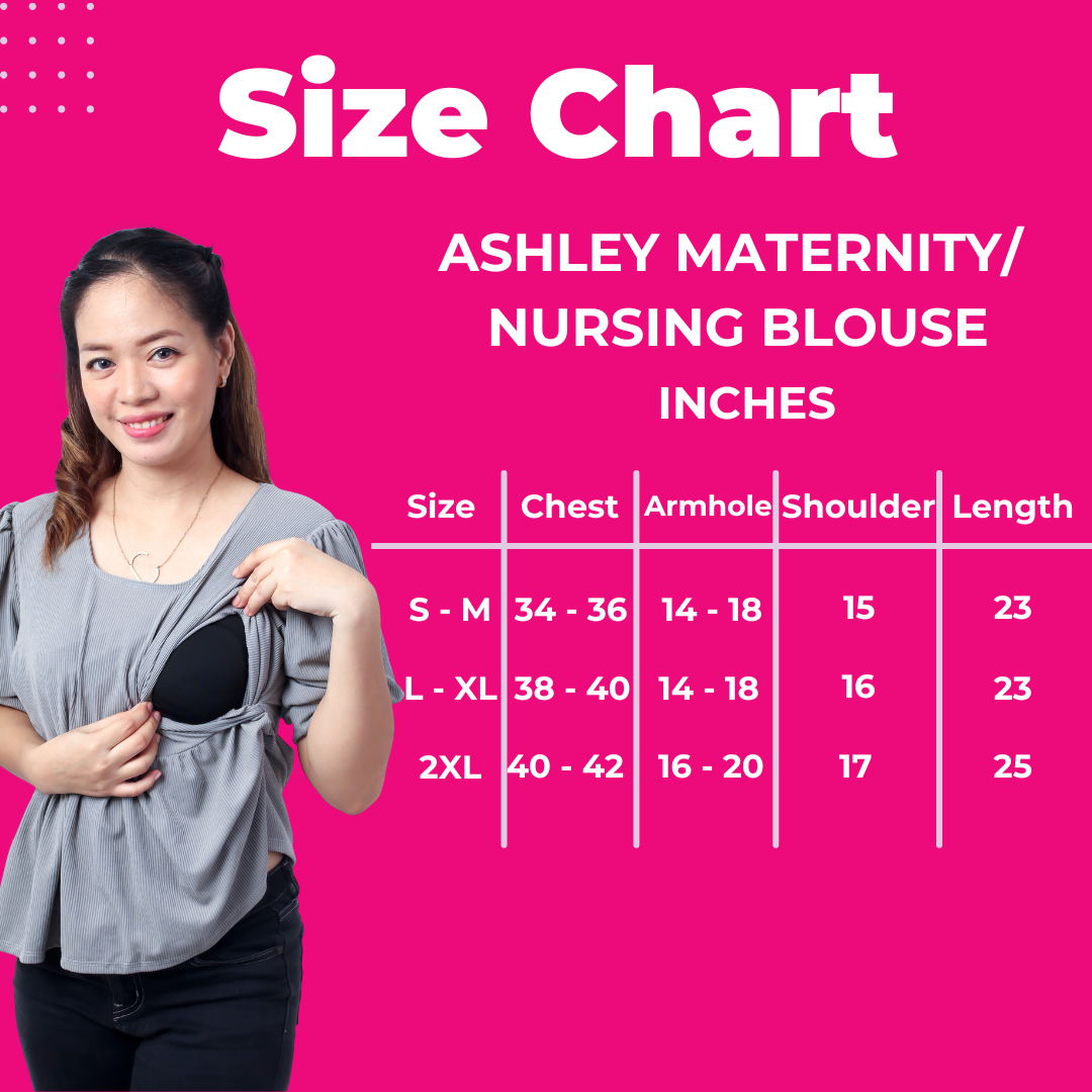 ToughMomma Ashley  Maternity Nursing Blouse S - 2XL