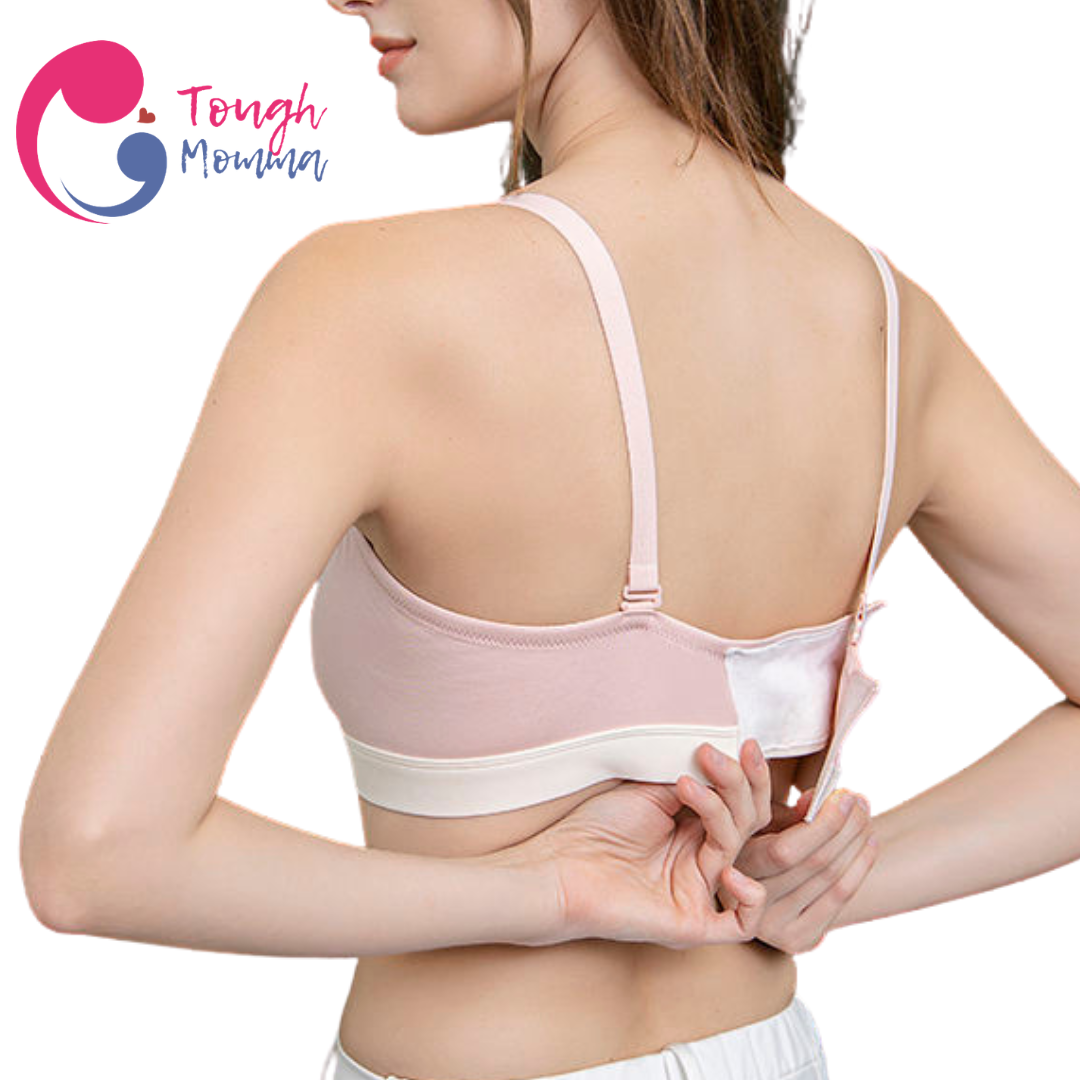 ToughMomma Kayin Ultra Comfort Wireless Handsfree Pumping Maternity Nursing Bra