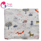 (CLEARANCE SALE) ToughMomma Sweet Briseis Organic Bamboo GOTS - Muslin Swaddle Blanket (2 layers)