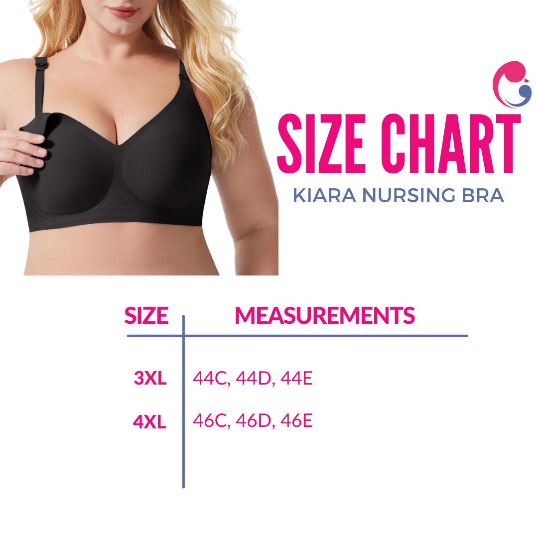 ToughMomma Kiara PLUS SIZE Ultra Comfort Antibacterial Seamless Wireless Maternity Nursing Bra