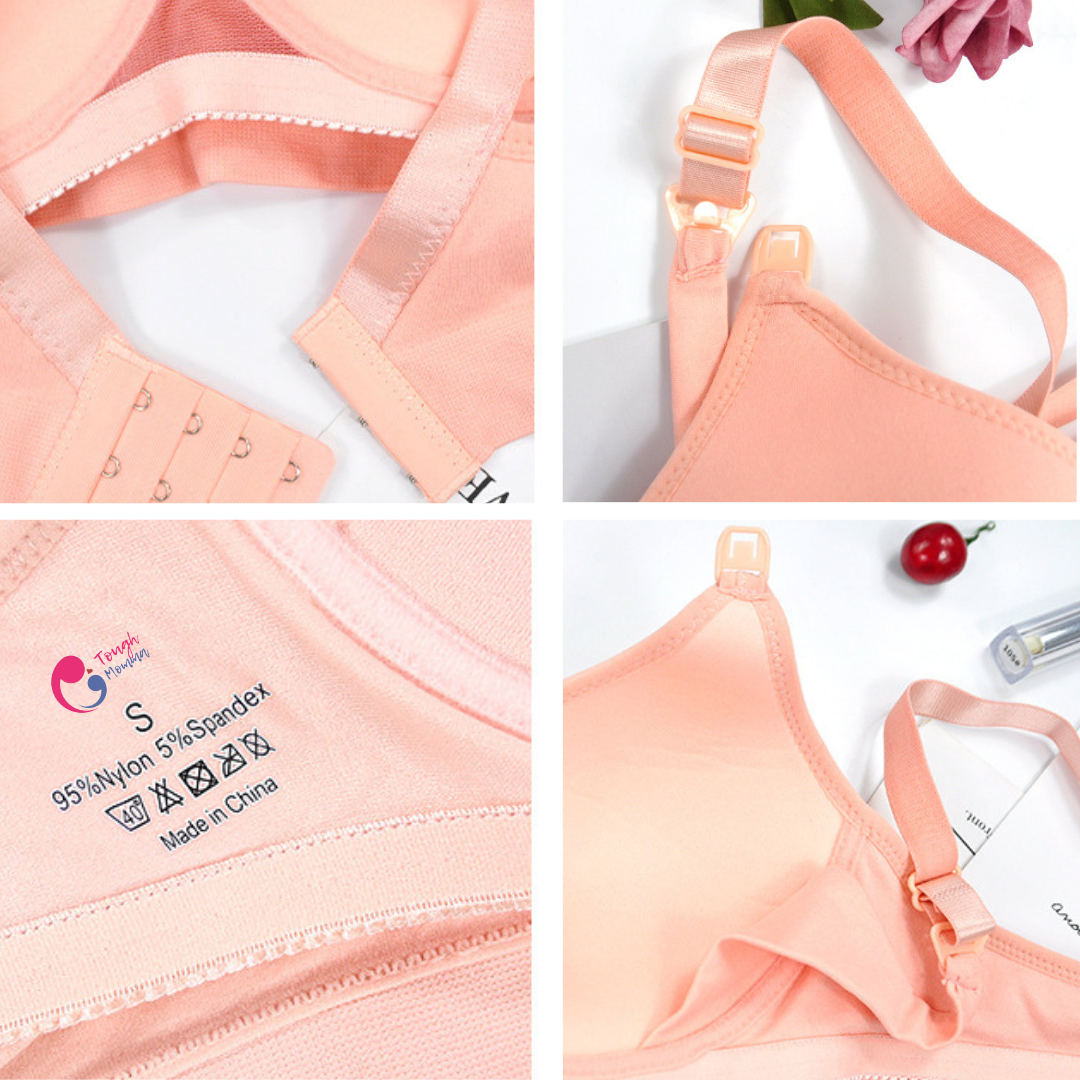 Damage Bra Deep V Seamless - Wireless Nursing Bra by ToughMomma – ToughMomma ...