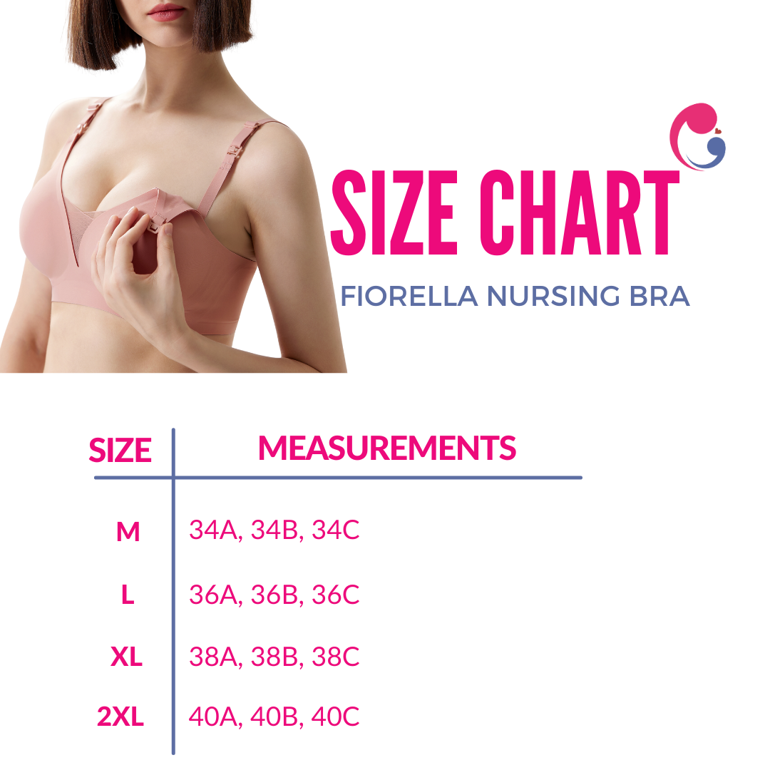 ToughMomma Fiorella Ultra Comfort Seamless  Wireless Maternity Nursing Bra