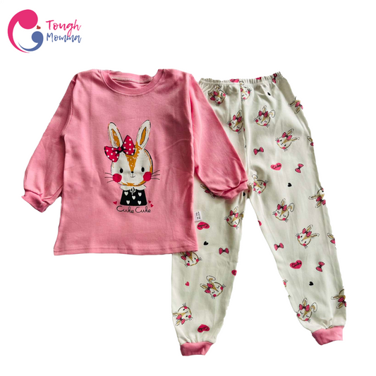 Long Sleeves Pajama for Girls & Boys Age 2-5  years old