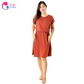 SLIGHTLY DAMAGED/STAINED- ToughMomma Camilla Nursing Dress M - XL