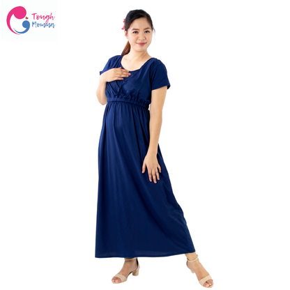 SLIGHTLY DAMAGED/STAINED- ToughMomma Katherine Maternity Nursing Dress M - XL