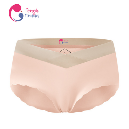 SLIGHTLY DAMAGED ToughMomma Iris Hypoallergenic Seamless Under the Bump Maternity Panty