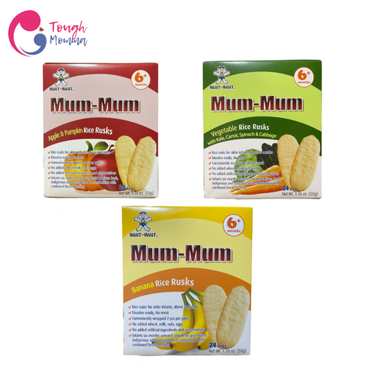 Baby Mum Mum- All Natural Rice Teether Snacks/Biscuits (6months up)